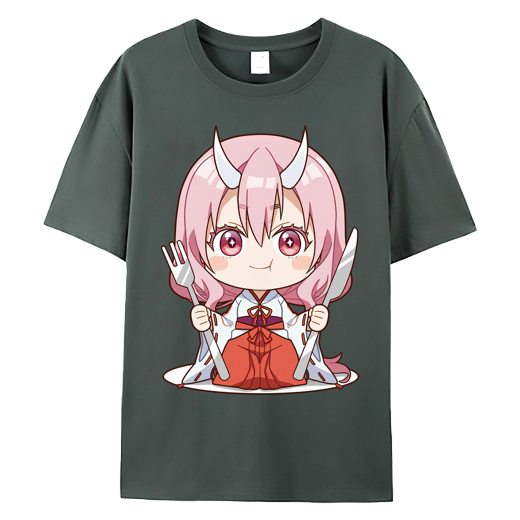 （画像用） 転スラ Regarding Reincarnated to Slime 綿100％ メンズ半袖Tシャツ｜肌触りやわらか＆通気性